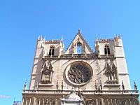 Lyon, Cathedrale Saint Jean, Facade (3)